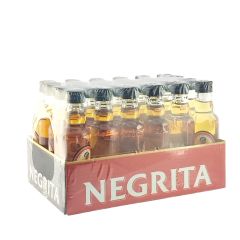 Miniatura Ron Negrita 5 cl (Pack 24 botellitas)