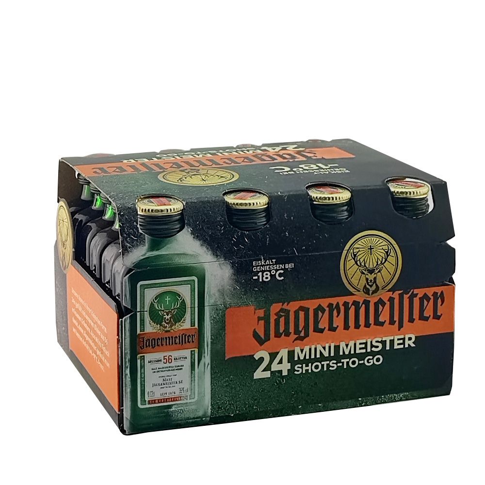 Botellita de JAGERMEISTER 5cl - Miniatura de licor
