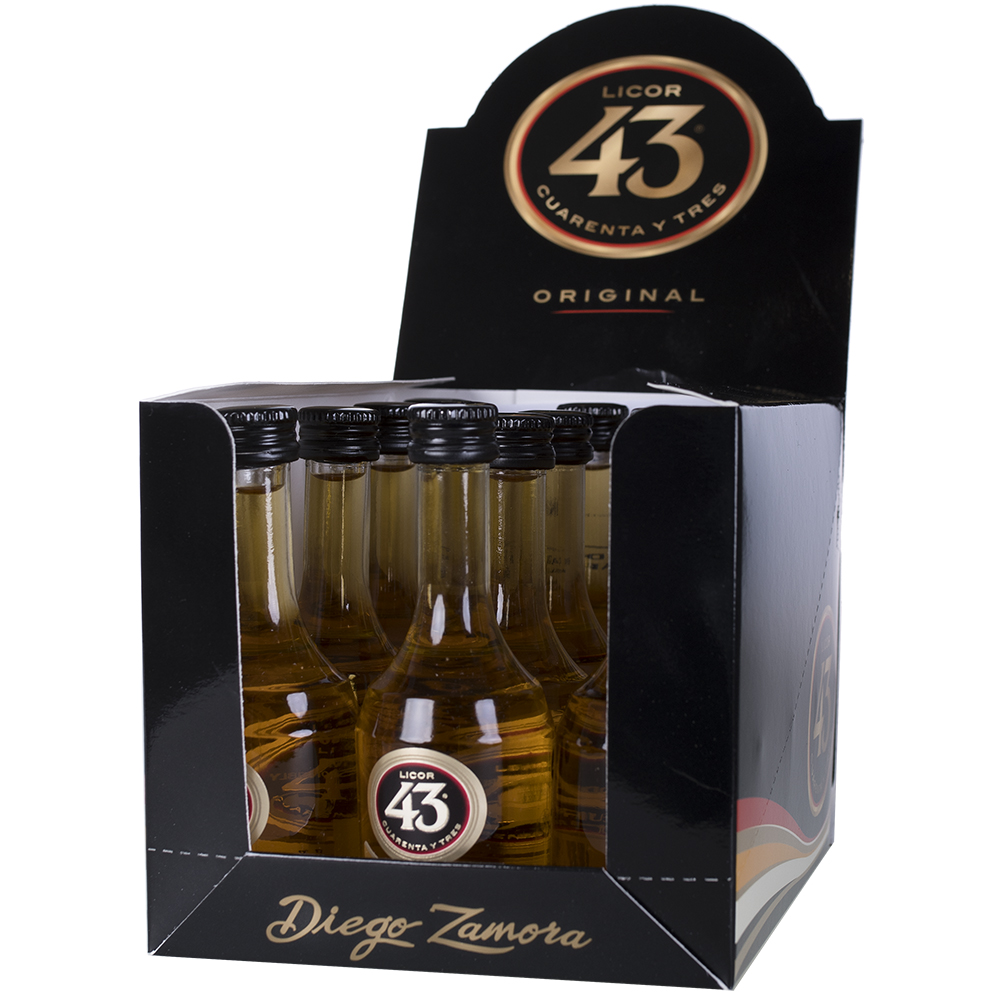 Miniatura Licor 43 5 cl (Pack 12 botellitas)
