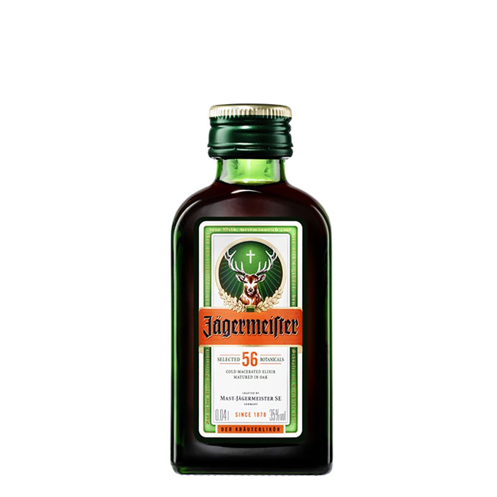 Miniatura Licor Jagermeister 4 cl (Pack 24 botellitas)