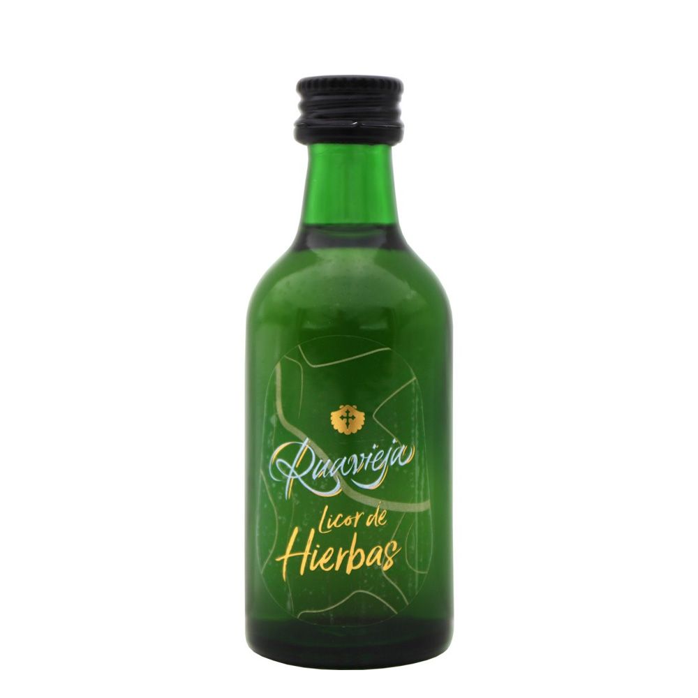 Miniatura Licor de hierbas Ruavieja 5 cl