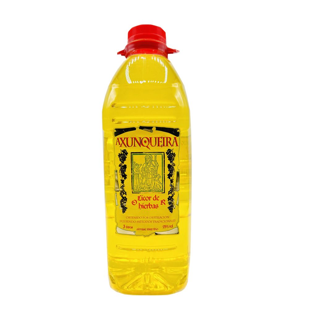 Orujo De Hierbas Axunqueira 3 Litros
