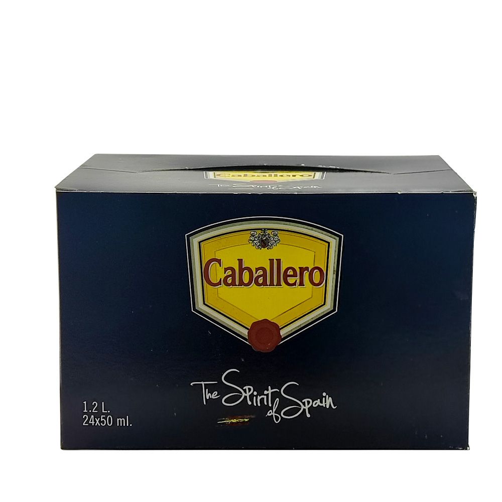 Miniatura Ponche Caballero 5 cl (Pack 24 botellitas)