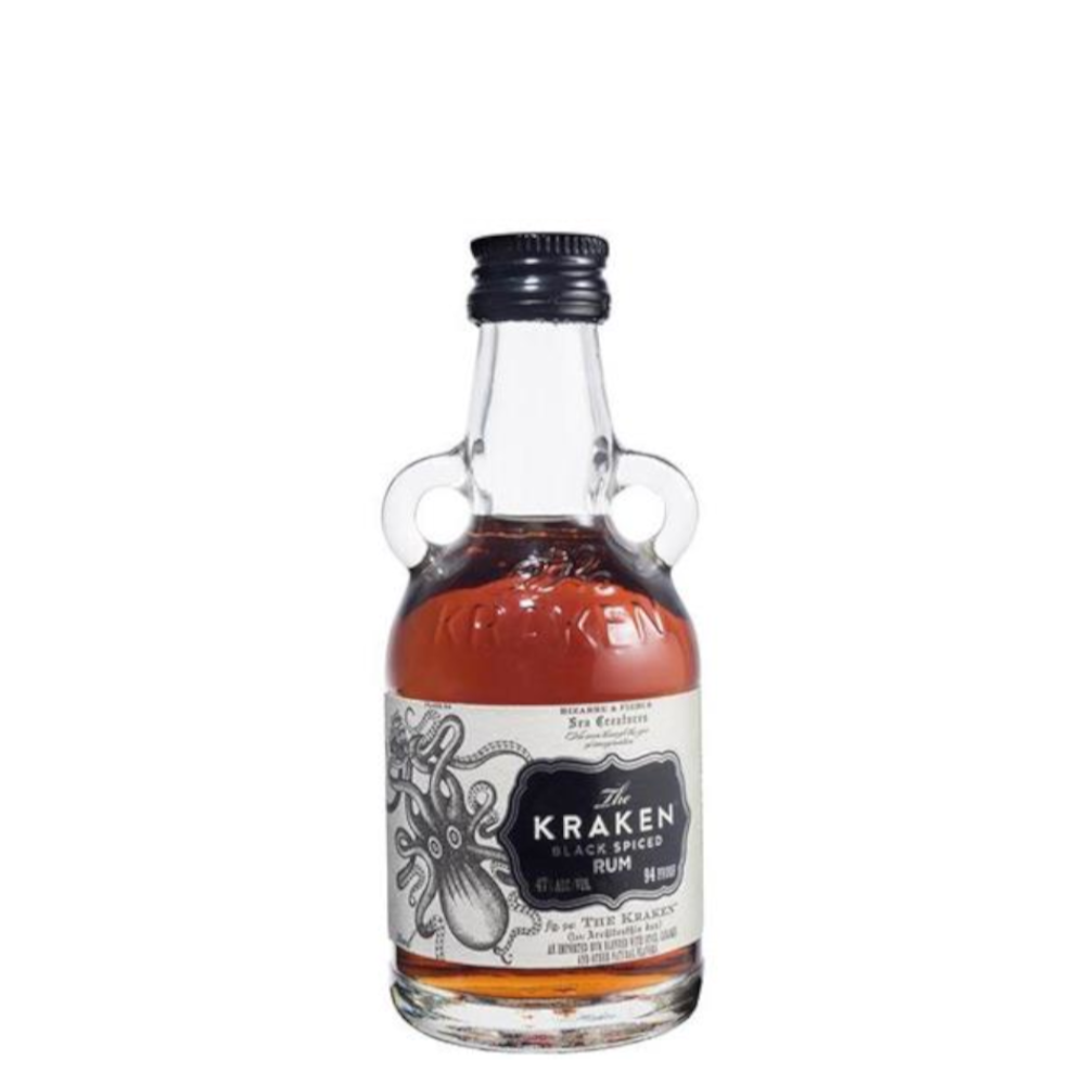 Miniatura Ron Kraken 5 cl (Pack 15 botellitas)