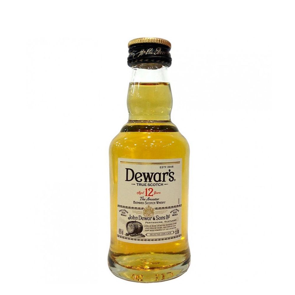 Dewar's 12 años The Ancestor 5 cl (Pack 12 botellitas)